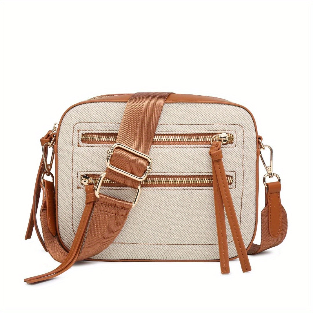 Small crossbody purse contrast color