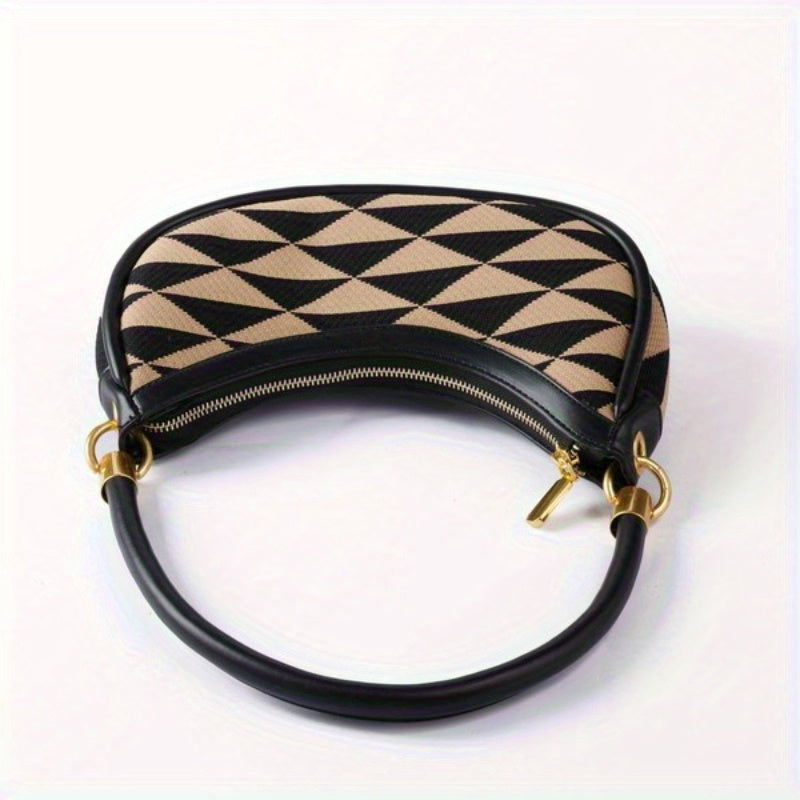 Retro Small Shoulder Bag checkered purse