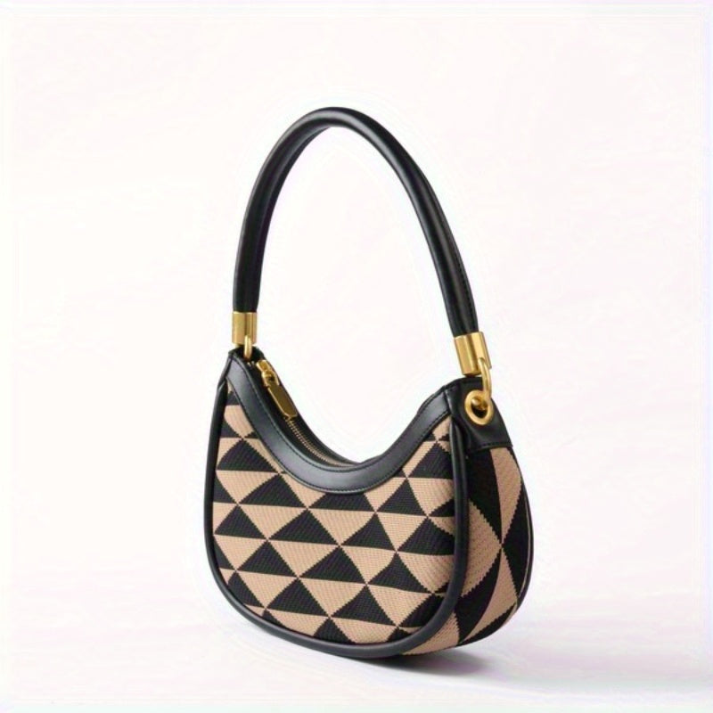 Retro Small Shoulder Bag checkered purse