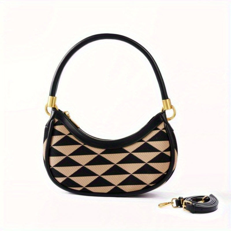 Retro Small Shoulder Bag checkered purse