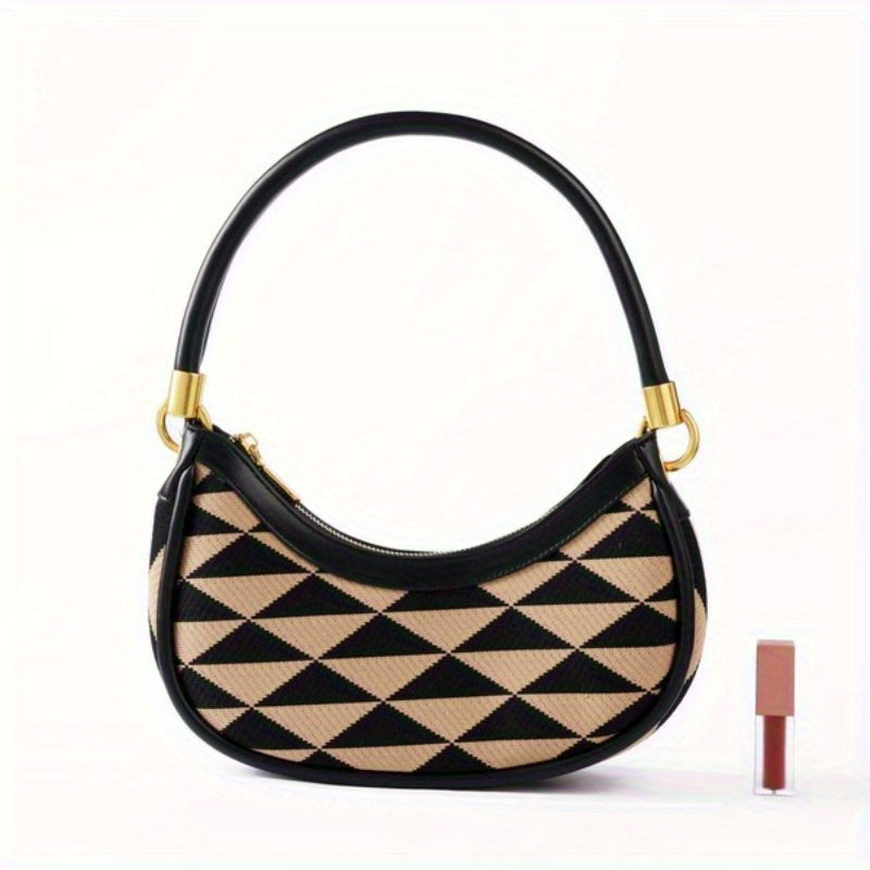 Retro Small Shoulder Bag checkered purse