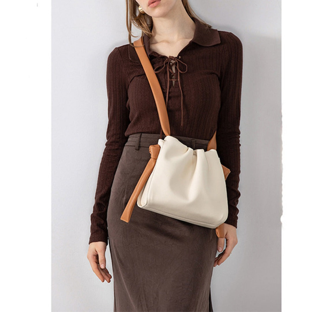 small crossbody bag women, fashionable contrasting color shoulder crossbody women's bag, casual crossbody bag small