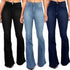 Jeans For Women Plus Size Long Denim Pants Slim Bell Bottom Denim Trousers Skinny Jeans Women'S Denim Pants