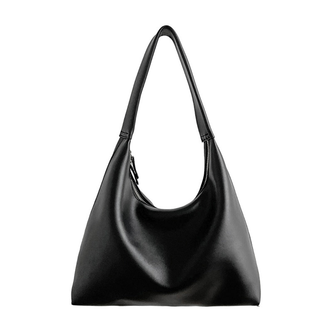 Simple versatile hobo bag for women, hand soft leather hobo bag, retro shoulder armpit bag