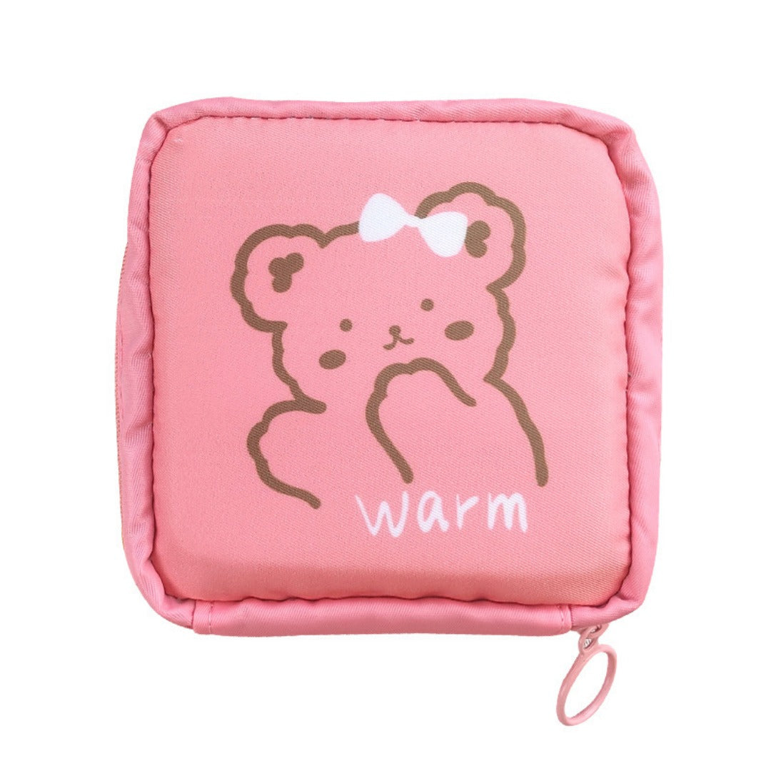 Period Bag for Women, Cute Sanitary Napkin Storage Bag, Portable Period Pouch, Sanitary Pads Bag,Tampons Holder for Purse