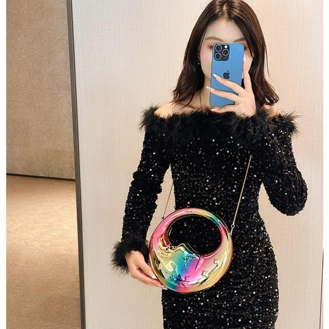 Party Decoration Evening Bag Evening Purse Clutch Purse Acrylic  Dinner Bag Casual Versatile Chain Bag