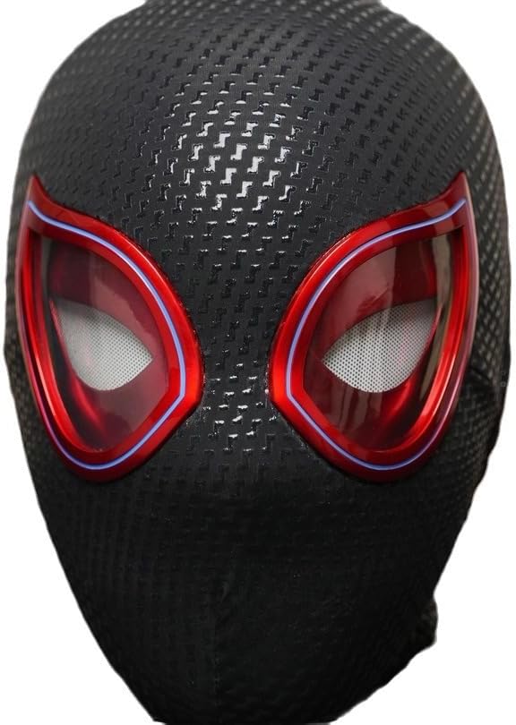 Spider Mask with Moving Eyes helmet Spide Cosplay Mask spides mascara suits cool stuff amazing hot realistic toys figure for boy teen Adult gifts for age 8-12 13 year old Super Hero costume