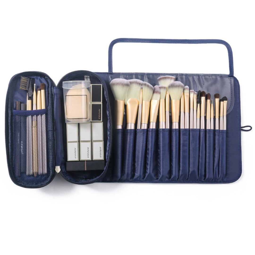 Travel makeup bag,Makeup bag organizers,Makeup bags small, makeup bag, makeup brush bag, storage bag multi-function, folding professional beauty makeup storage bag