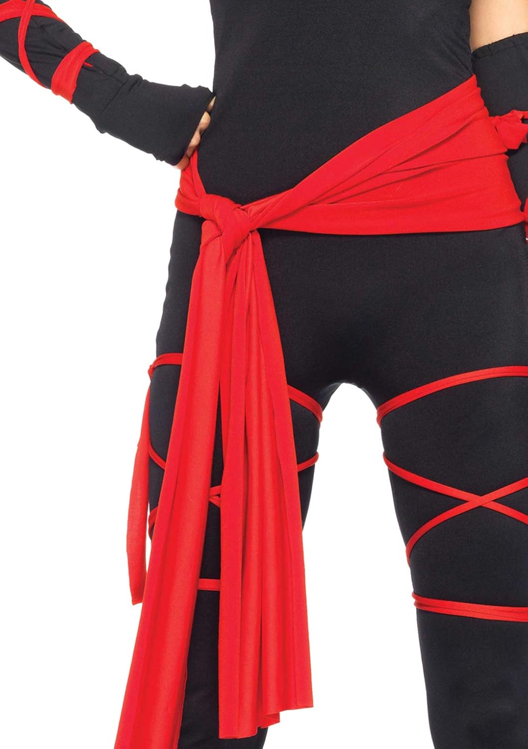 Women's 4 Pc Deadly Ninja Costume Halloween deadpool