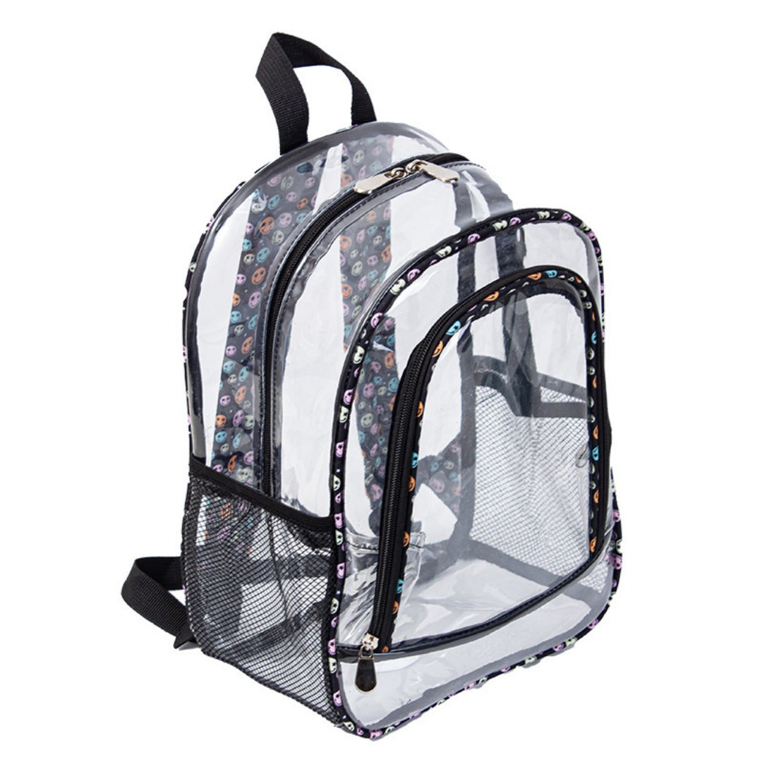 PVC transparent backpack, travel goods multi-layer storage waterproof backpack purse, Transparent backpack purse