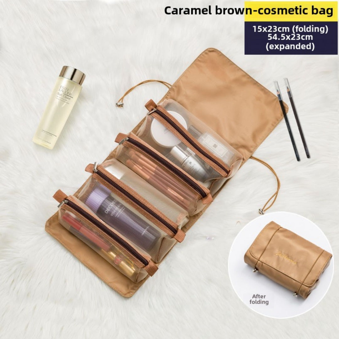 Travel portable large capacity makeup bags,Makeup bag organizers,Can be split into four-in-one cosmetic bag, toiletries and makeup storage bag, Toiletry Bag organizer,