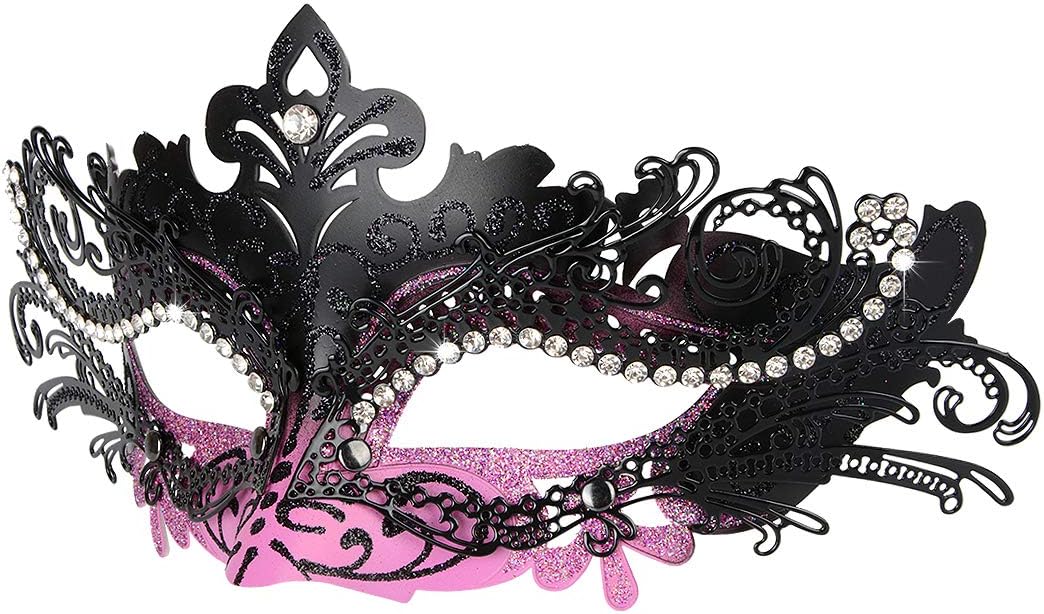 Masquerade Mask, Mardi Gras Deecorations Venetian Masks for Womens