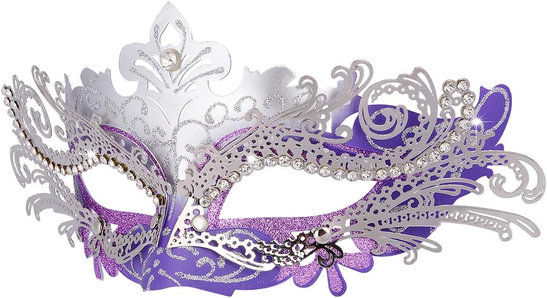 Masquerade Mask, Mardi Gras Deecorations Venetian Masks for Womens