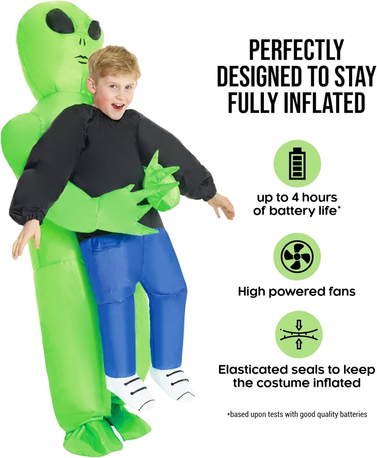 Costume for Kids, Inflated Costume, Kids Inflatable Costume, Child Inflatable Costume, Inflatable Costume Kids, Abducted by Aliens Costume, Blow Up Costume