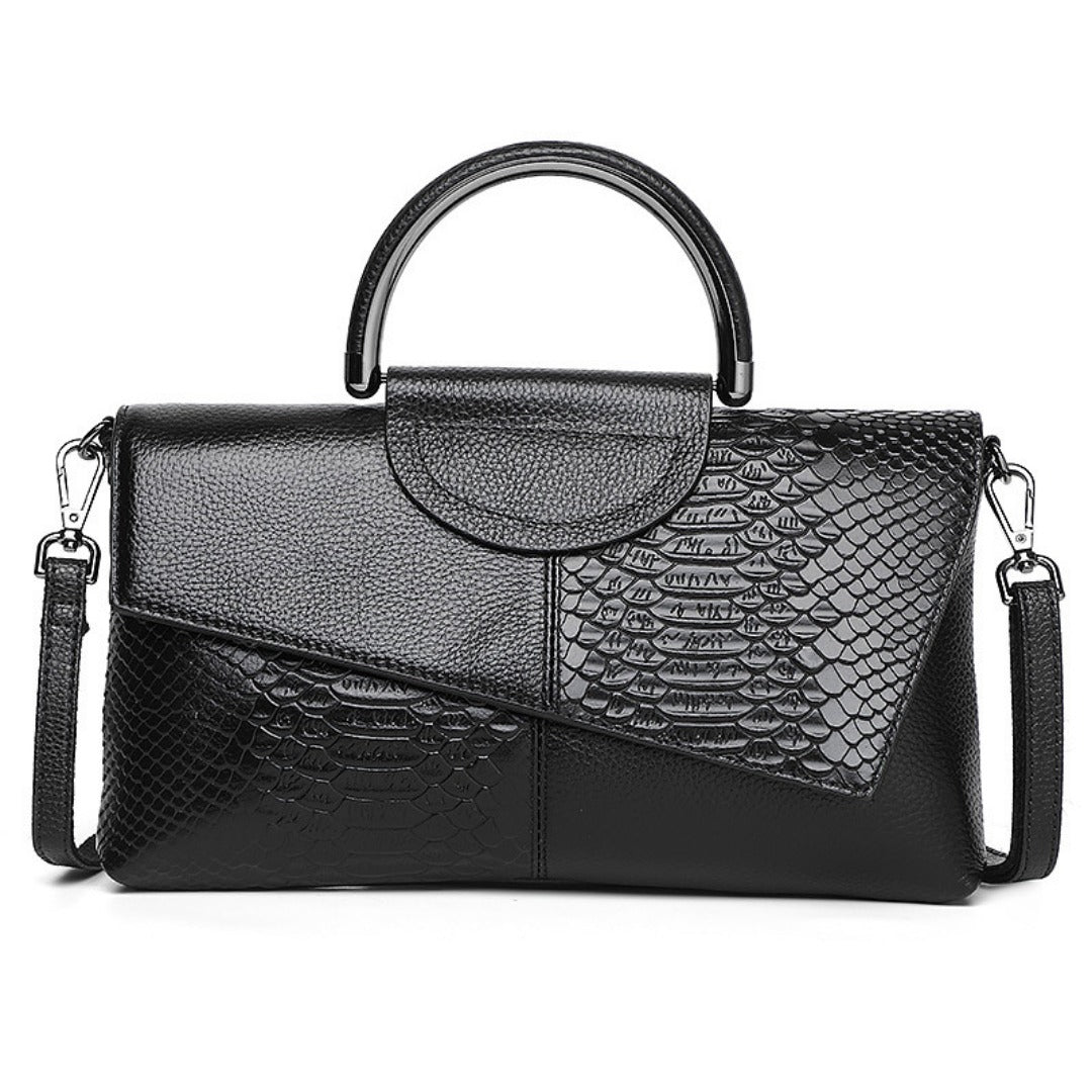 Clutch bag women, large capacity banquet handbag, crocodile pattern women's fashion temperament crossbody bag