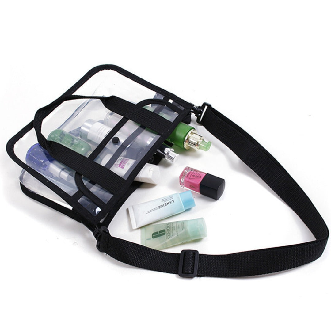 Transparent Cosmetic Bag,Toiletry Bag, Wash Bag, Cosmetic Bag Waterproof, Beach Swimming Transparent Storage Bag, beach bag