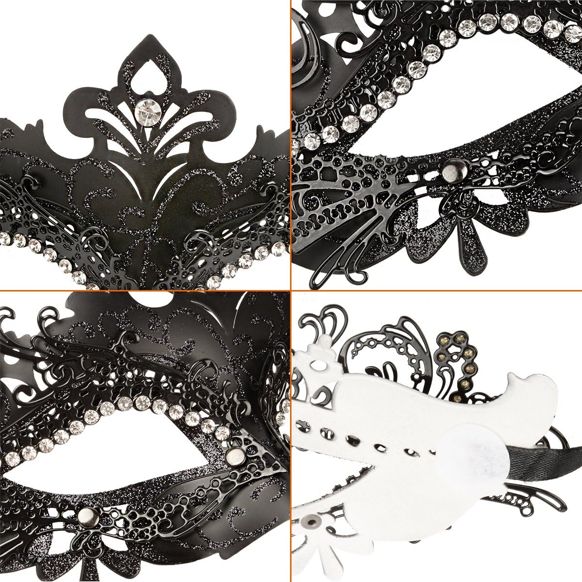 Masquerade Mask, Mardi Gras Deecorations Venetian Masks for Womens