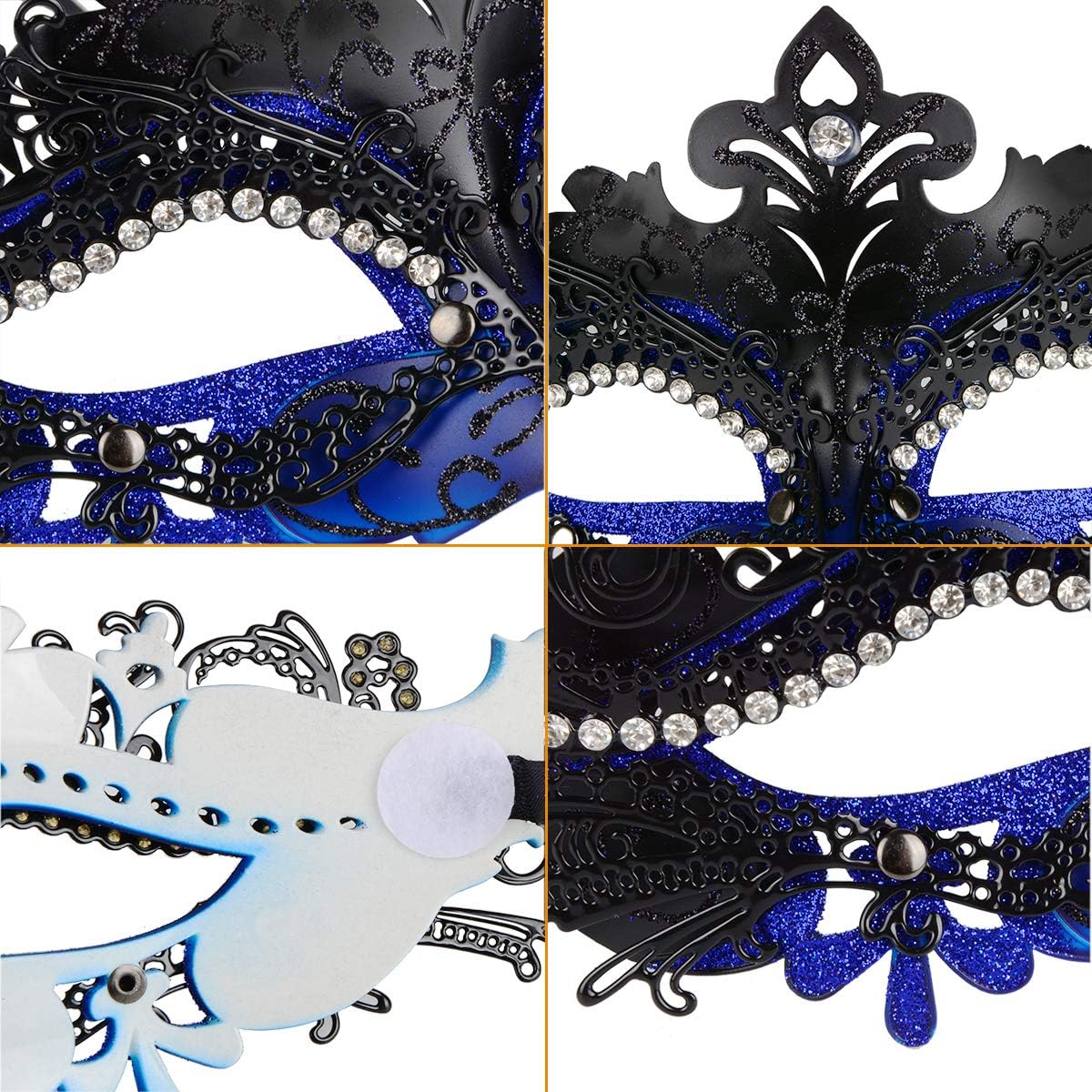 Masquerade Mask, Mardi Gras Deecorations Venetian Masks for Womens