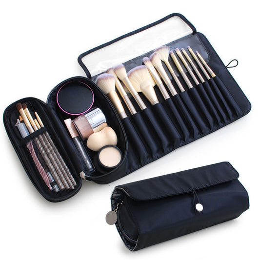 Travel makeup bag,Makeup bag organizers,Makeup bags small, makeup bag, makeup brush bag, storage bag multi-function, folding professional beauty makeup storage bag