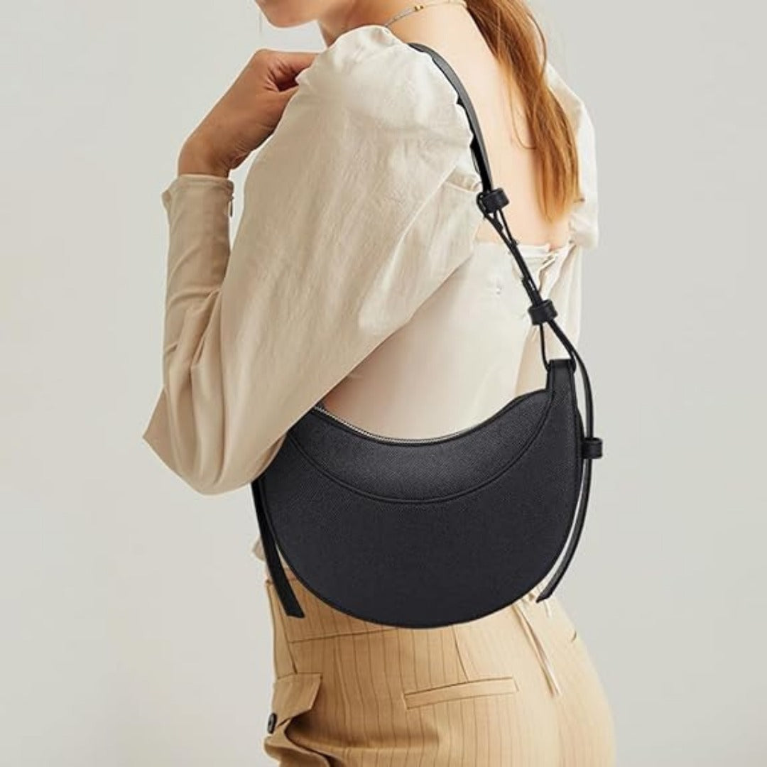 Half moon bag, adjustable shoulder strap crossbody shoulder bag for women, crescent bag, triple use underarm bag, hobo bag for women,