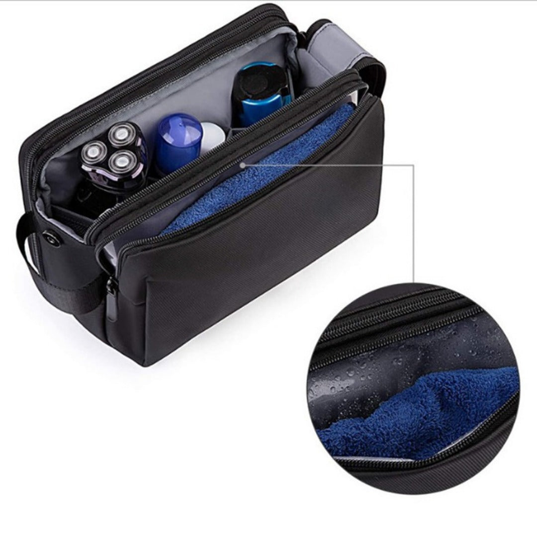 toiletries bag, makeup bag organizers,Travel shaving kit, polyester waterproof shower products storage bag, cosmetic bag unisex, men's Toiletry Bag with compartments,