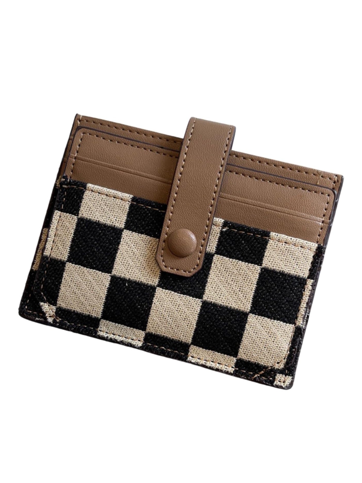 Small card bag female, exquisite high-end compact driver's license card holder, multi-functional canvas ultra-thin card holder