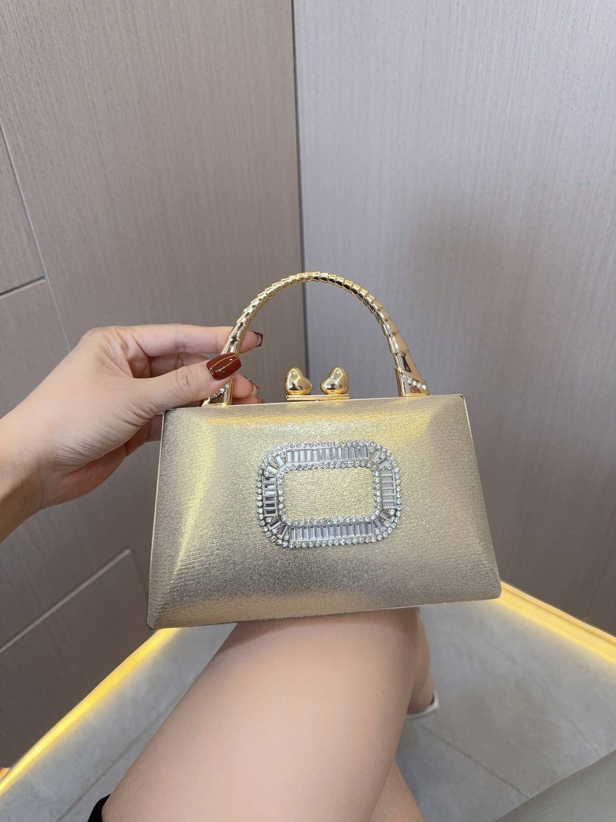 Gold Clutch Silver Clutch Purses Ladies Evening bag Party Dinner Bag