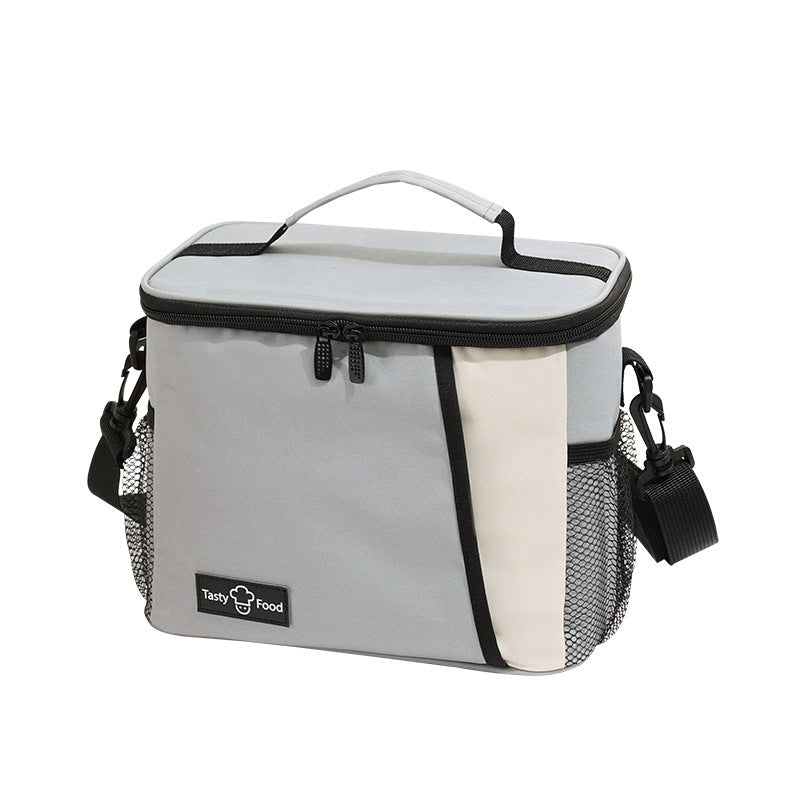 Outdoor picnic bag, lunch tote bag with crossbody strap, shoulder ice bag for thermal insulation, lunch box bag, fruit cold drink storage bag