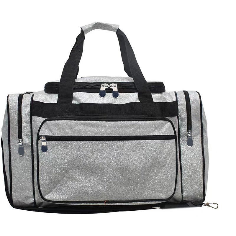 Sports fitness bag, large-capacity business travel bag, multi-pocket storage duffel bag