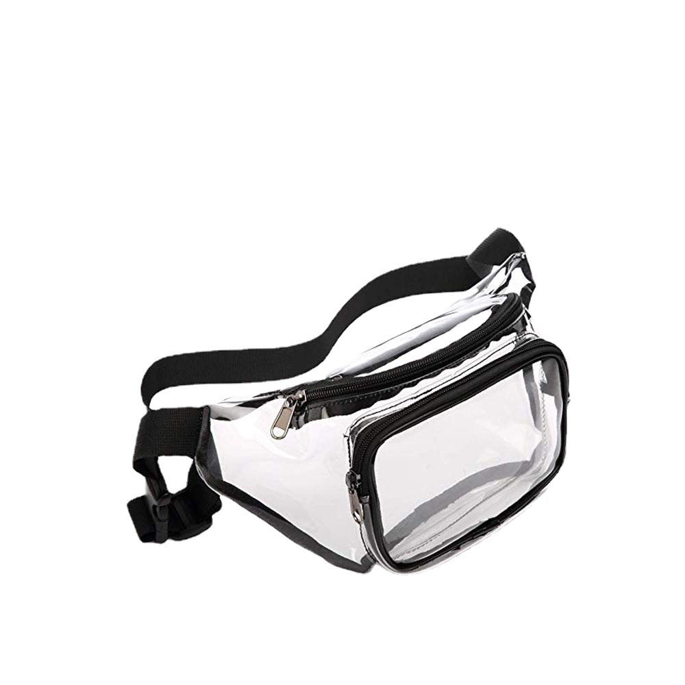 PVC Transparent Bag – Premium Sports Fanny Pack, Waterproof Waist Bag for Outdoor Activities, Rafting Fitness Chest Bag, Travel Portable Belt Bag