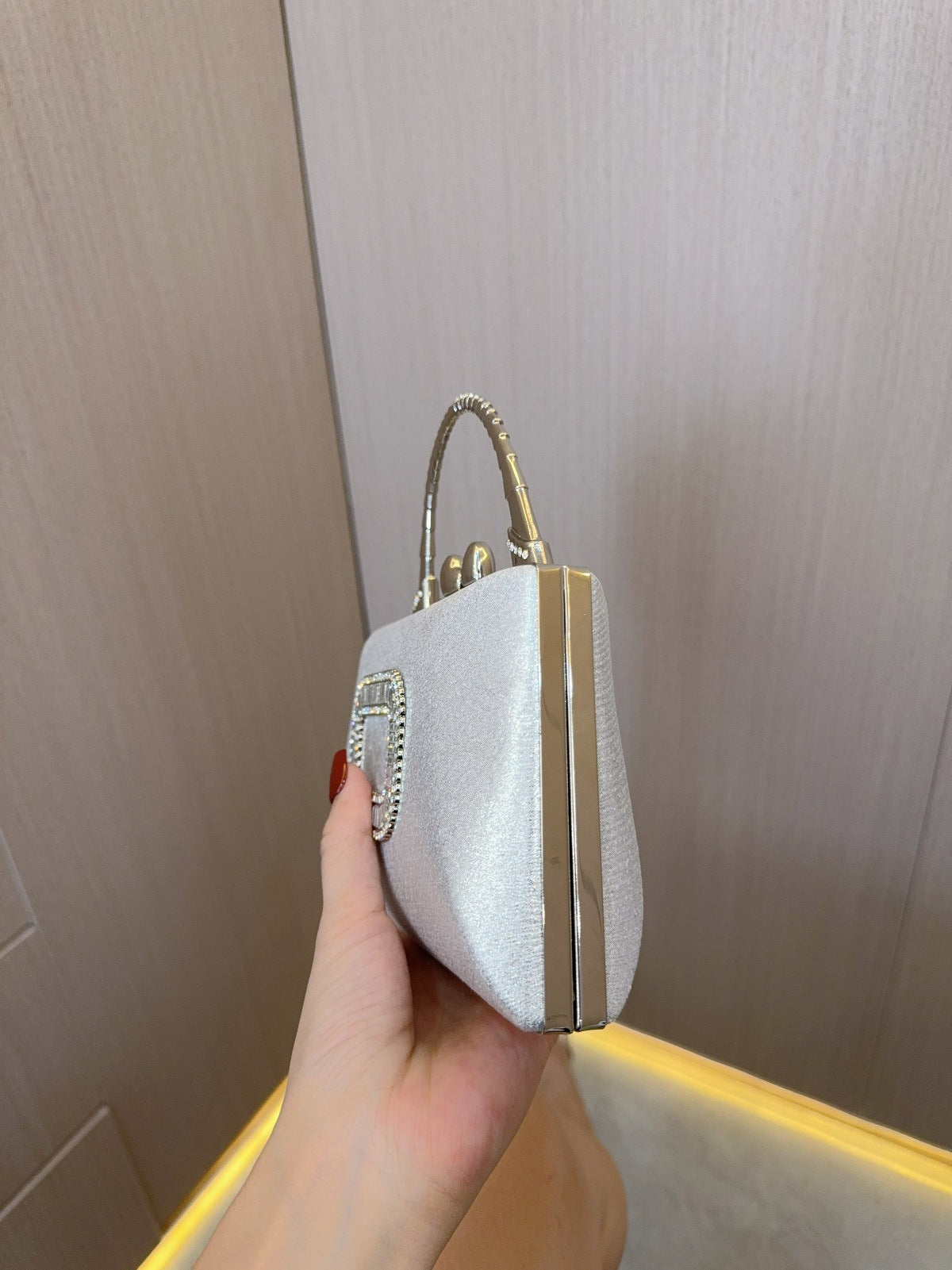 Gold Clutch Silver Clutch Purses Ladies Evening bag Party Dinner Bag