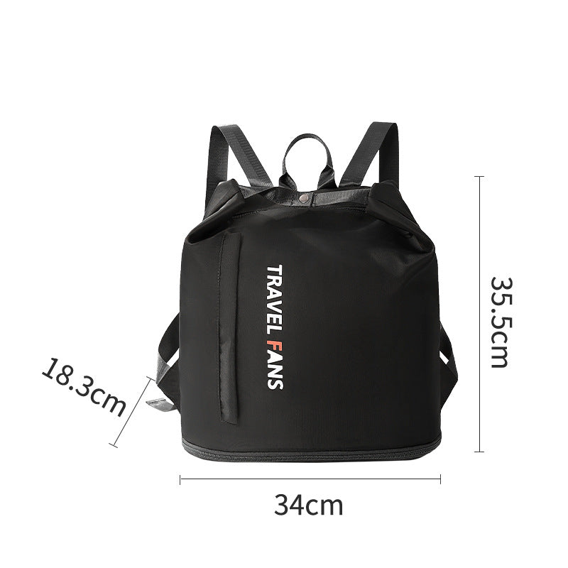 Fitness backpack, wet and dry separation exercise bag, large capacity travel bag, beach swimming bag