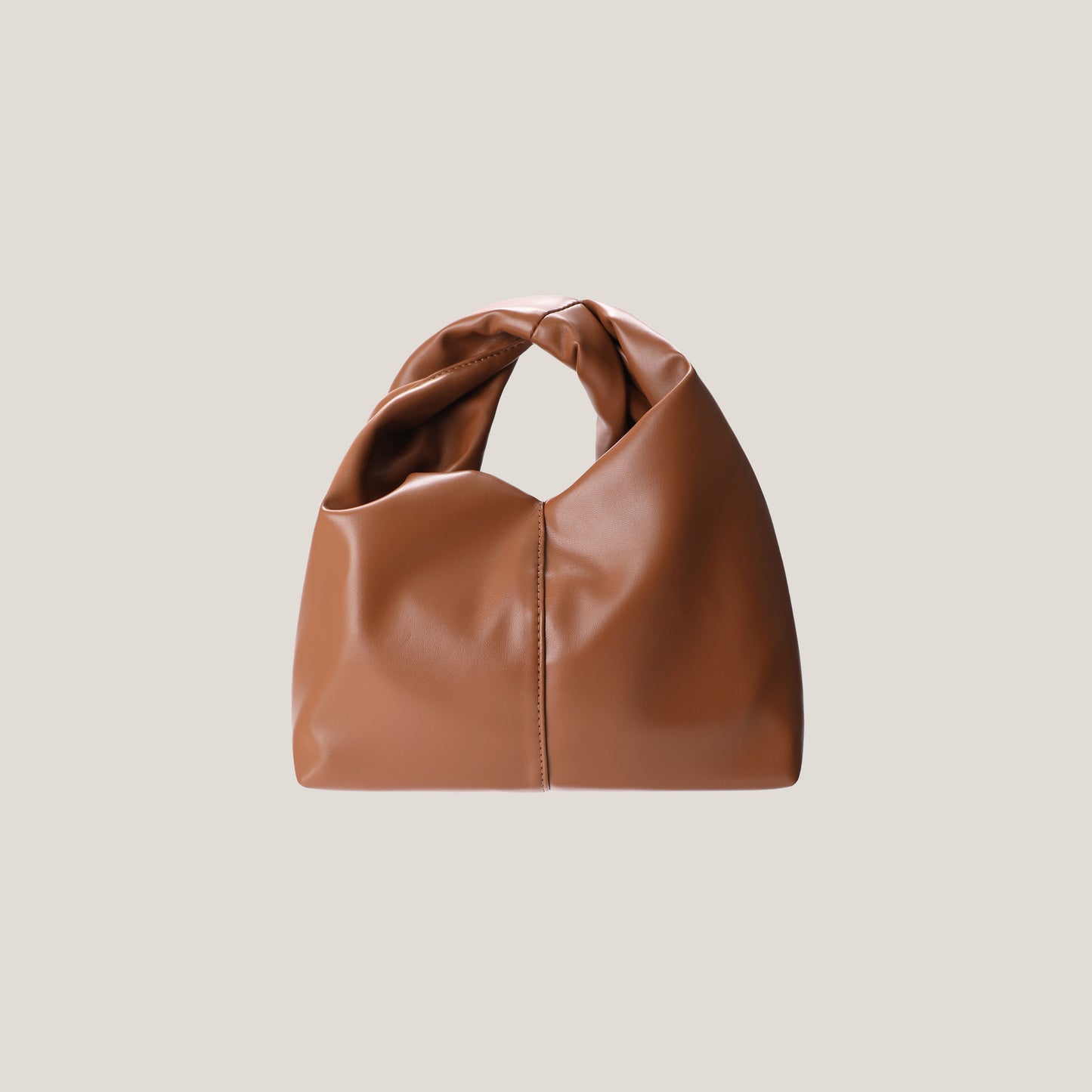 Summer cloud bag, women's armpit bag, Tote handbag small, pleated soft leather tote bag