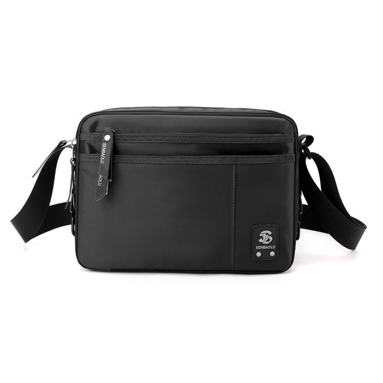 Men's lightweight crossbody bag, small shoulder bag business, casual simple travel bag small, men's small Crossbody bag square