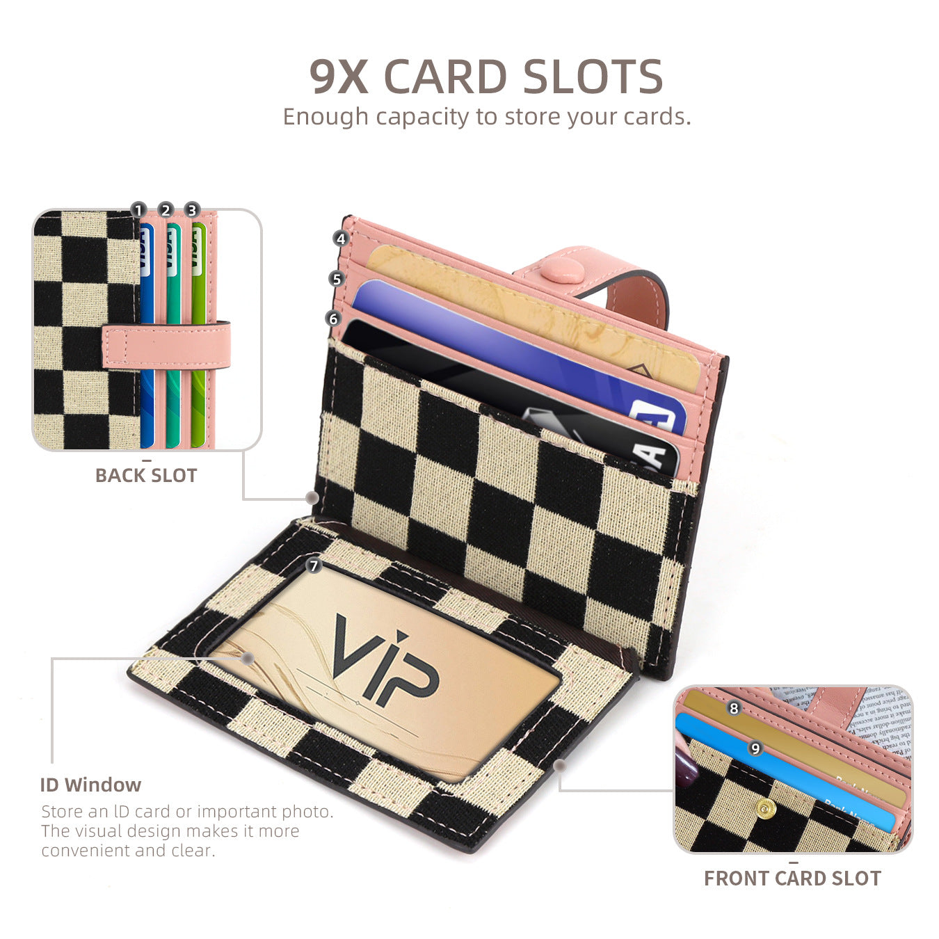 Small card bag female, exquisite high-end compact driver's license card holder, multi-functional canvas ultra-thin card holder