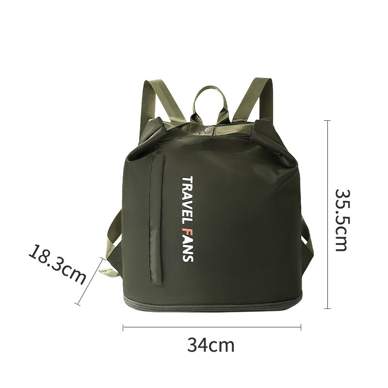 Fitness backpack, wet and dry separation exercise bag, large capacity travel bag, beach swimming bag