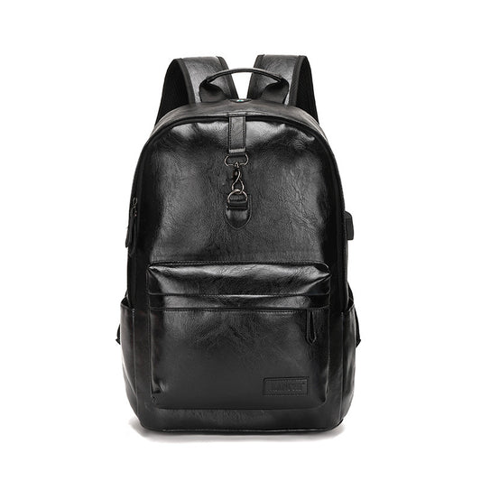 2025 Boutique Men's Backpack Fashion Business Fan Large Capacity Soft Leather Backpack Travel Men's Short-haul School Bag MB21080302