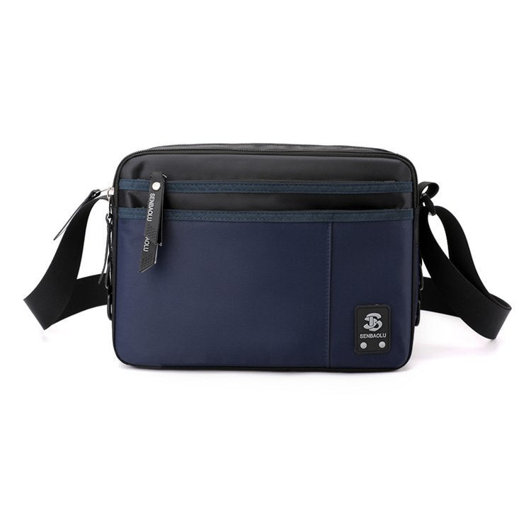 Men's lightweight crossbody bag, small shoulder bag business, casual simple travel bag small, men's small Crossbody bag square