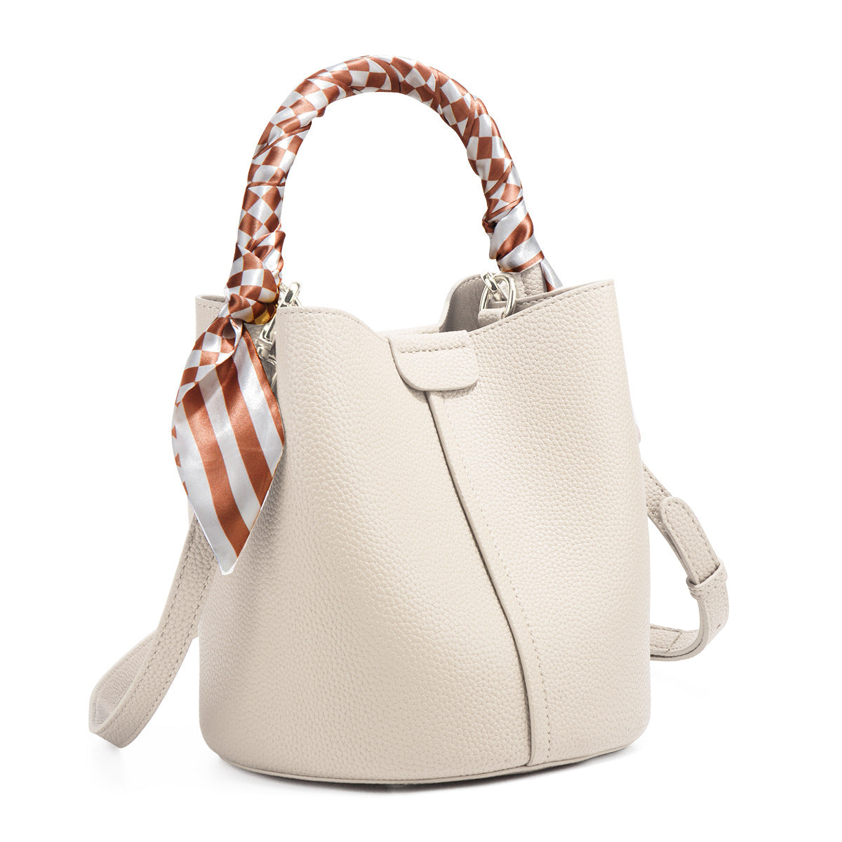 Chic Small Bucket Bag for Women – Handheld & Crossbody Design with Large Capacity for Daily Commute