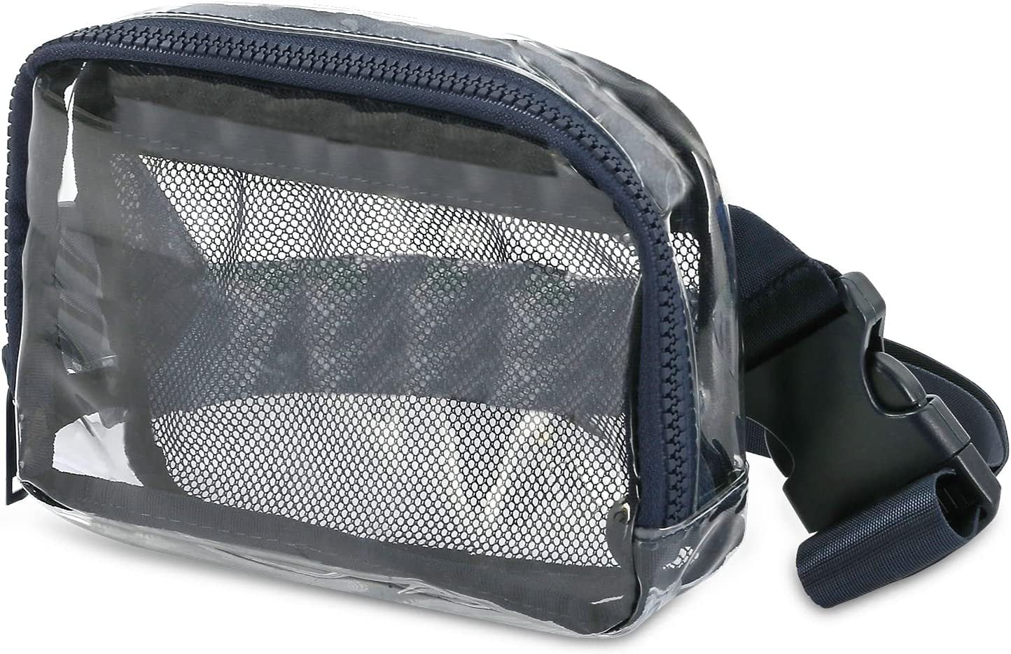 Waterproof Fanny Pack – Transparent Small Crossbody Belt Bag with Adjustable Shoulder Strap, Ideal for Festival, Hiking, Concerts, and Travel, Stadium Approved Waist Bag