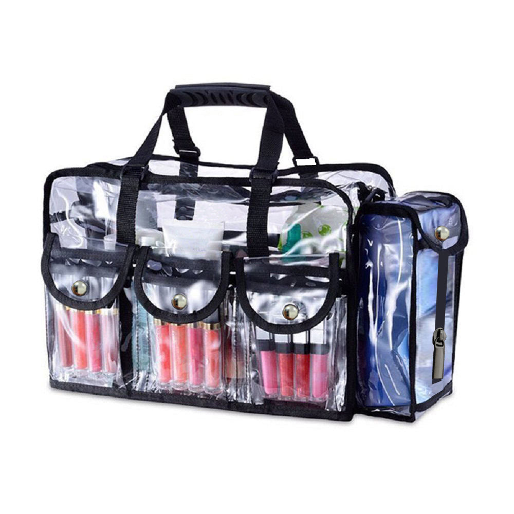 Transparent PVC cosmetic bag, waterproof swimming bag, washing beach bag, large-capacity cosmetic bag, large-capacity storage bag