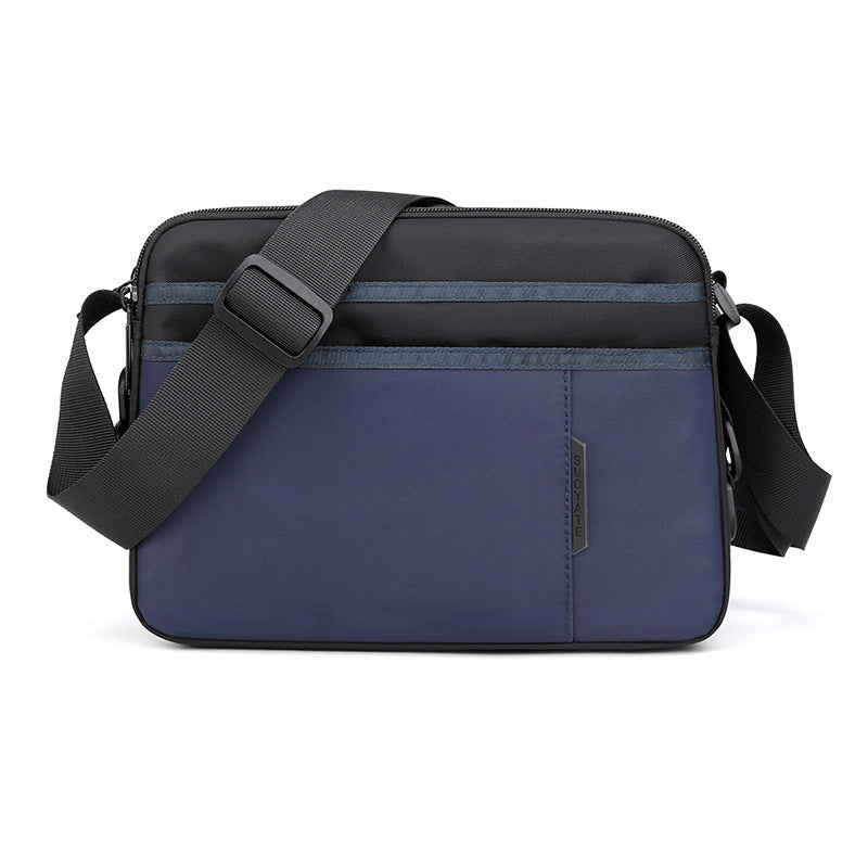 Men's lightweight crossbody bag, small shoulder bag business, casual simple travel bag small, men's small Crossbody bag square