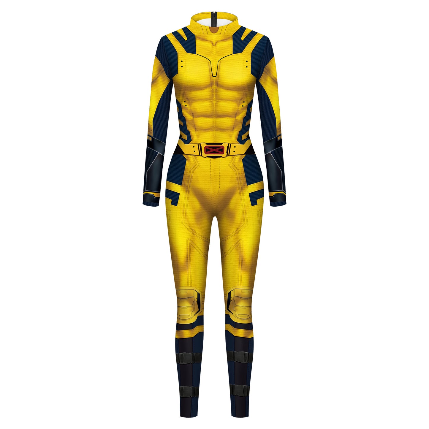 onepiece Halloween movie cos suit Deadpool 3 Wolverine costume playing suit printed jumpsuit