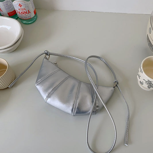 Small crossbody bag for women, versatile simple dumpling bag, fashionable shoulder bag, crossbody bag