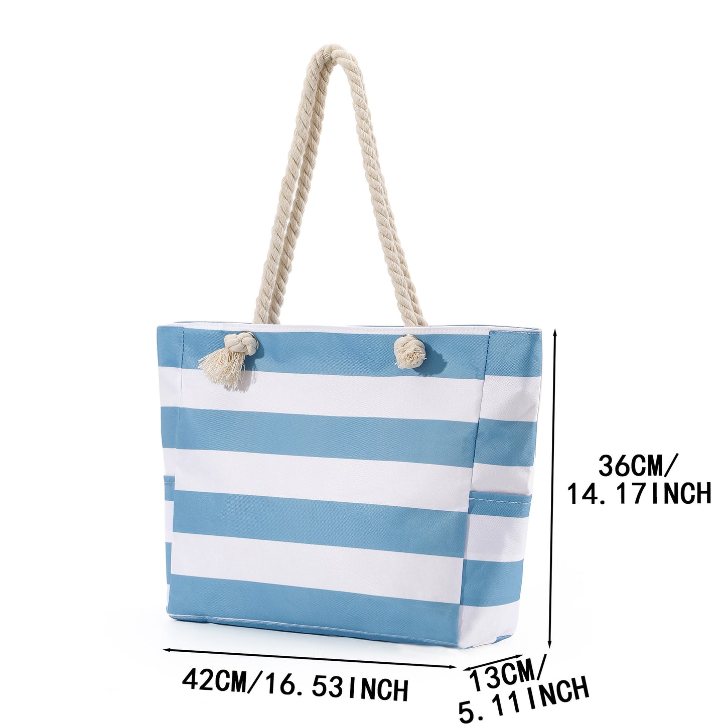 Printed beach bag, large capacity casual shoulder tote bag, simple fashion summer travel tote bag lightweight