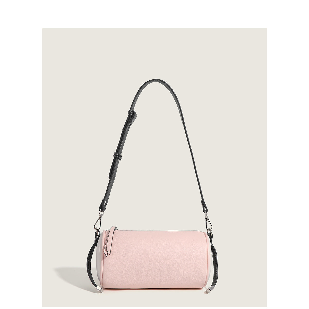 Women's bag simple texture underarm bag, fashionable versatile shoulder crossbody bag, small cylinder bag