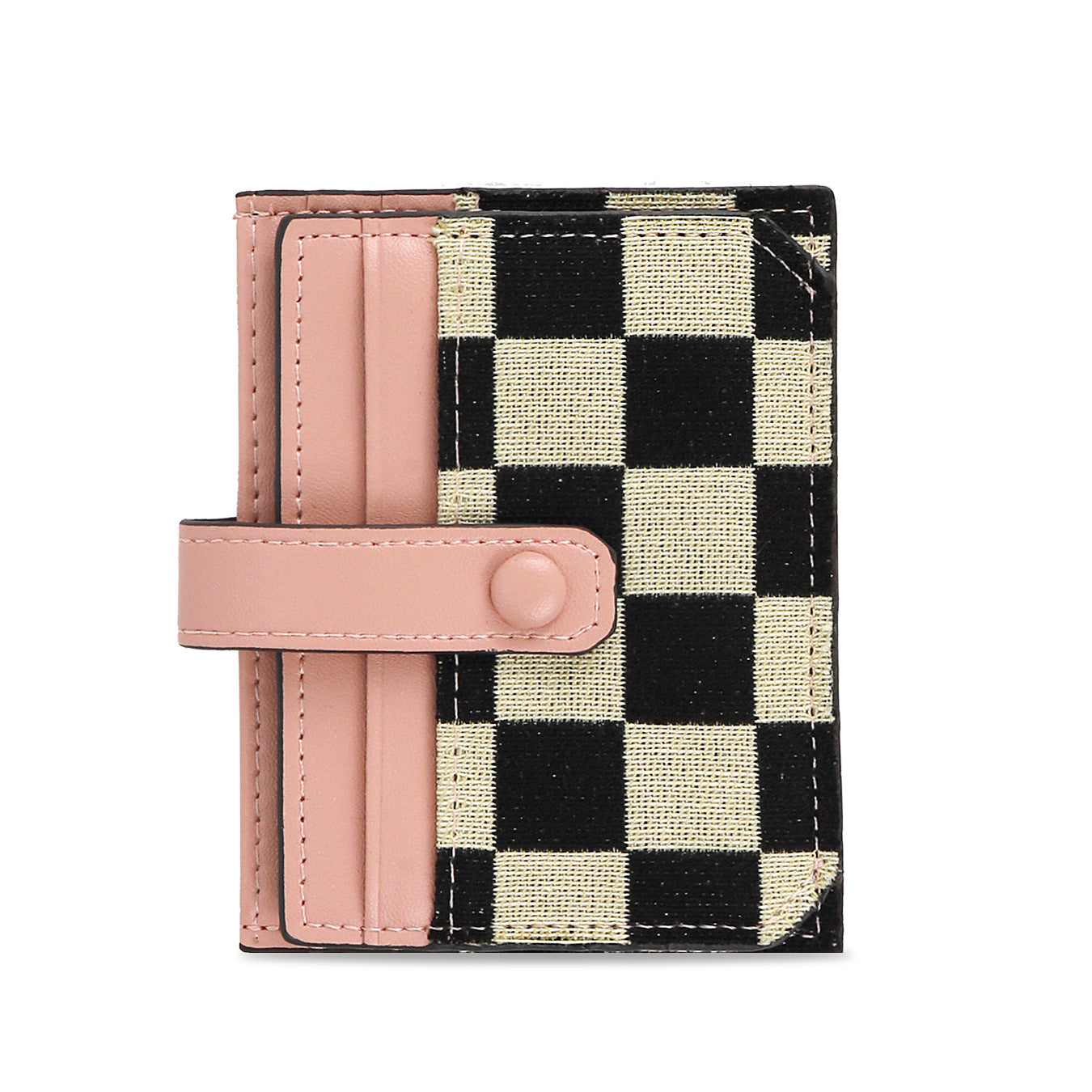 Small card bag female, exquisite high-end compact driver's license card holder, multi-functional canvas ultra-thin card holder