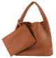 Commuter Hobo Bag Large Woven Purse 2 in 1