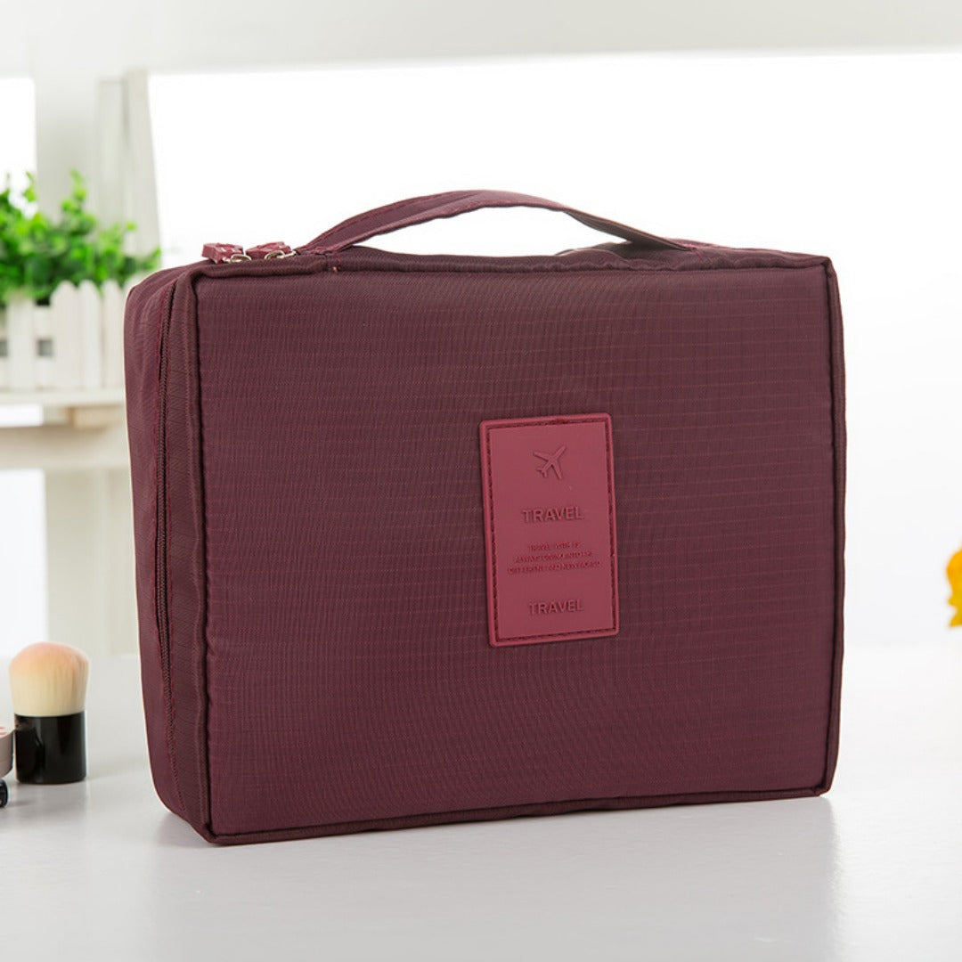 Cosmetic Bags,Cosmetic bag portable, travel storage bag, portable double-layer women's travel bag, men's travel toilet bag