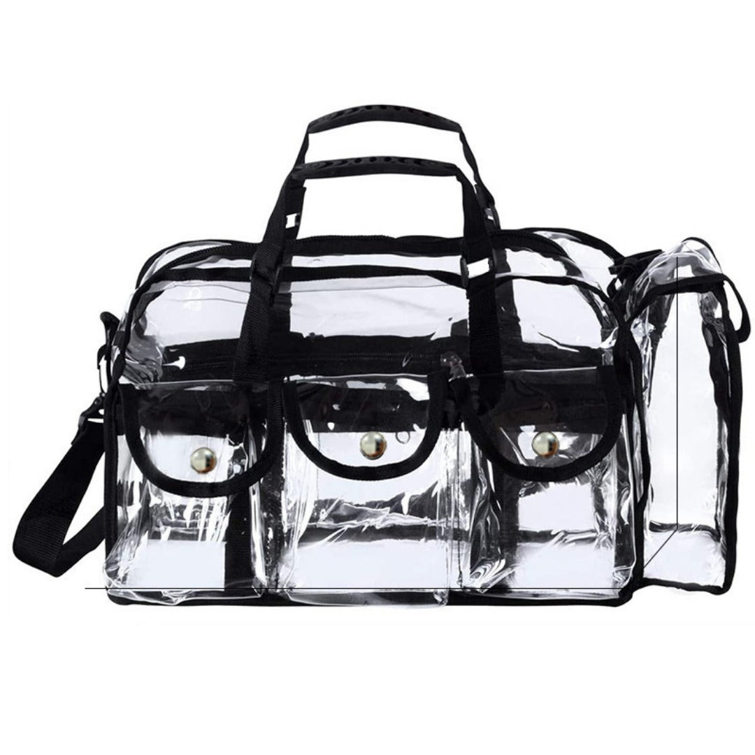 Transparent PVC cosmetic bag, waterproof swimming bag, washing beach bag, large-capacity cosmetic bag, large-capacity storage bag